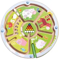 Haba Magnetspiel - Zahlen Labyrinth - - One Size - Magnetspielzeug