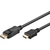 White Label DisplayPort 1.2 - HDMI 1.4 - 3m - Schwarz