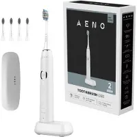 AENO DB3, Erwachsener, Schallzahnbürste, Massage, Whitening, 46000 Bewegungen pro Minute, Weiß, 2 min, 30 sec