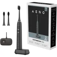AENO DB6, Erwachsener, Schallzahnbürste, Tiefenreinigung, Zahnfleischpflege, Massage, Sensibel, Whitening, 46000 Bewegungen pro Minute, Schwarz, 30 sec