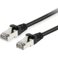 Equip Cat.6 S/FTP Patchkabel, 10m, Schwarz, 10 m, Cat6, S/FTP (S-STP), RJ-45, RJ-45, Schwarz