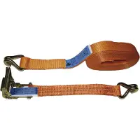 HFS Spanngurt (Zurrgurt) 2-teilig mit Ratsche und Spitzhaken, Zugkraft 2000kg L 6m