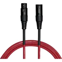 Cascha Standard-Mikrofonkabel – XLR – rot – 6 m