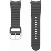 Samsung Original Sportarmband für Galaxy Watch 4 / 5 / 6 / 7 / FE (20 mm) - Größe S/M - Dark Gray