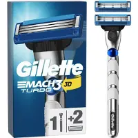 Gillette Rasierer Mach3 Turbo 2 Klingen