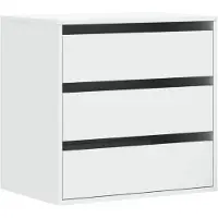 vidaXL Kommode Weiß 60x41x58 cm Holzwerkstoff