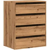 vidaXL Kommode Artisan-Eiche 60x41x76 cm Holzwerkstoff