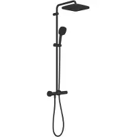 GROHE Vitalio Comfort 250 Duschsystem mit Thermostatbatterie für Wandmontage