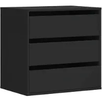 vidaXL Kommode Schwarz 60x41x58 cm Holzwerkstoff