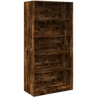 vidaXL Kleiderschrank Räuchereiche 100x50x200 cm Holzwerkstoff