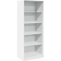 vidaXL Kleiderschrank Weiß 80x50x200 cm Holzwerkstoff