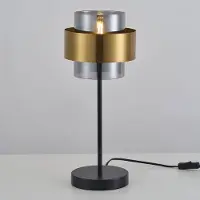 LumenXL Tischlampe mit Rauchglas - Lor