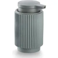 Zeller Seifenspender "Stripes", Polyresin, salbei