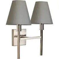 Elstead Lighting Elstead Lucerne Wandleuchte E14 2-fach Nickel gebürstet
