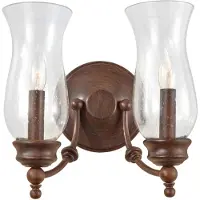 Elstead Lighting Elstead Pickering Lane Wandleuchte E14 2-fach Heritage Bronze