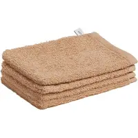 Yumeko Waschlappen Baumwolle 15x22 Beige - Eco, Bio & Fairtrade