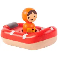 Plantoys Holzspielzeug Boot der Küstenwache