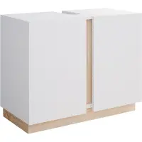 Vicco Waschbeckenunterschrank Gloria Weiß 70.4 x 55.5 cm mit 2 Türen, Model 40881