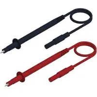 Hirschmann Test & Measurement Hirschmann PL 2600 S SET Sikkerhedsprøveledning sæt [Lamelstik 4 mm - Testspids] 1.00 m Sort, Rød 1 stk