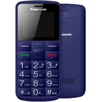 Panasonic KX-TU110, Balken, Dual-SIM, 4,5 cm (1.77"), 128 x 160 Pixel, Bluetooth, Blau