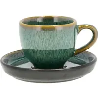 Bitz Espressotasse Gastro Green Black 7 cl (6-teilig)