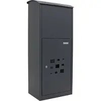 Profirst Mail PM 1500 Stand Paketbriefkasten Anthrazit