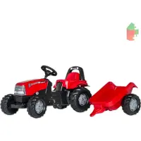 Rolly Toys Kid Case Trettraktor mit Anhänger, Maße: 134x47x52 cm; 01 241 1