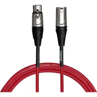 Cascha Advanced Line Mikrofonkabel – Rot – 15 m – XLR auf XLR