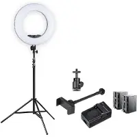 Walimex pro LED Rainbow 60W RGBW Ringleuchte Set 2