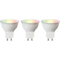 LUEDD 3er-Set Smart GU10 RGBW LED-Lampen 5W 350 lm 2200-4000K