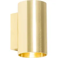 QAZQA Smarte Wandleuchte gold rund inkl. 2 WiFi GU10 - Sandy