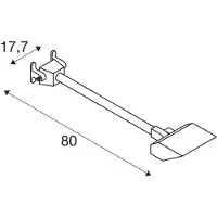 SLV Today LED Outdoor Displayleuchte, weiß, lang, 4000K, IP65