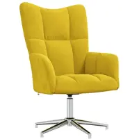 vidaXL Relaxsessel Senfgelb Samt