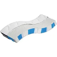 vidaXL Matratze Taschenfederkern Mittelfest 90x190 cm