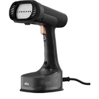 Braun QuickStyle 7, Dampfbügeleisen, Keramik-Bügelsohle, 3 m, 35 g/min, Schwarz, Kupfer, 0,25 l
