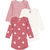 Petit Bateau Bodies BODY US ML COEUR PACK X3 kind