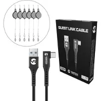 VORTEX VR VortexVR USB-A 10m Kabelset für Meta Link | mit Haken für Meta Quest 3 / 3S / 2