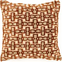 By-Boo Zierkissen Stunda - Terracotta (45 x 45 cm)