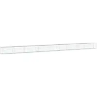 vidaXL Gabione mit Deckel 900x50x50 cm Verzinktes Eisen