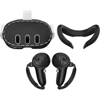 VORTEX VR VortexVR 3in1 Silikon-Schutzset (Headset, Gesicht, Controller) | für Meta Quest 3