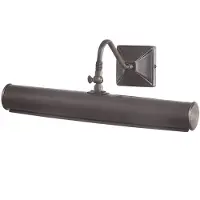 ELSTEAD Bilderleuchte Picture Lights bronze dunkel, 36 cm Lights, dimmbar, bronze / altmessing, für Wohn- / Esszimmer, Metall, Antik, Wandleuchte, Wandlampe Innen