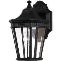 FEISS Elstead Cotswold Lane Außen-Wandleuchte E27 29cm Schwarz IP44