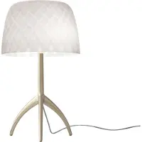Foscarini Lumiere 30 Tischlampe, 45 cm, Pastille, ein/aus - , Lumiere, Weiß, für Wohnzimmer, Glas, Design