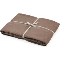 Libeco Bettlaken Riggs Navy (Leinen)-270 x 320 cm (Lits-jumeaux)
