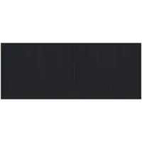 vidaXL Teppich Rechteckig Schwarz 80x200 cm Bambus