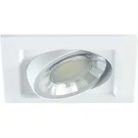 Beneito Faure Verstellbarer, quadratischer LED-Einbaustrahler, dimmbar, 8 W, IP44