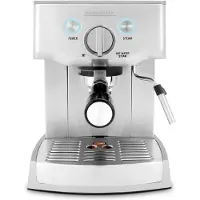 Gastroback Design 42709 Espressomaschine 1000 Watt Edelstahl, Espressomaschine, 1,5 l, Kaffeepad, Gemahlener Kaffee, 1000 W, Edelstahl