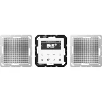 JUNG Einsatz-Radio aws Basis+zentr.Abdeckpl UP