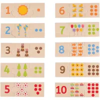 Bigjigs Holzpuzzle -Figurenfliesen, 30..