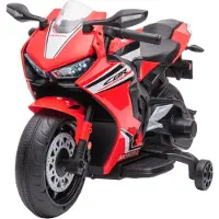 Eco toys Rotes elektrisches Honda-Motorrad für Kinder im Alter von 3-6 Jahren